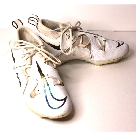 Nike Alpha Menace Pro 3 Football Cleats WHITE/BLACK Mens Size 9 *READ main image 6